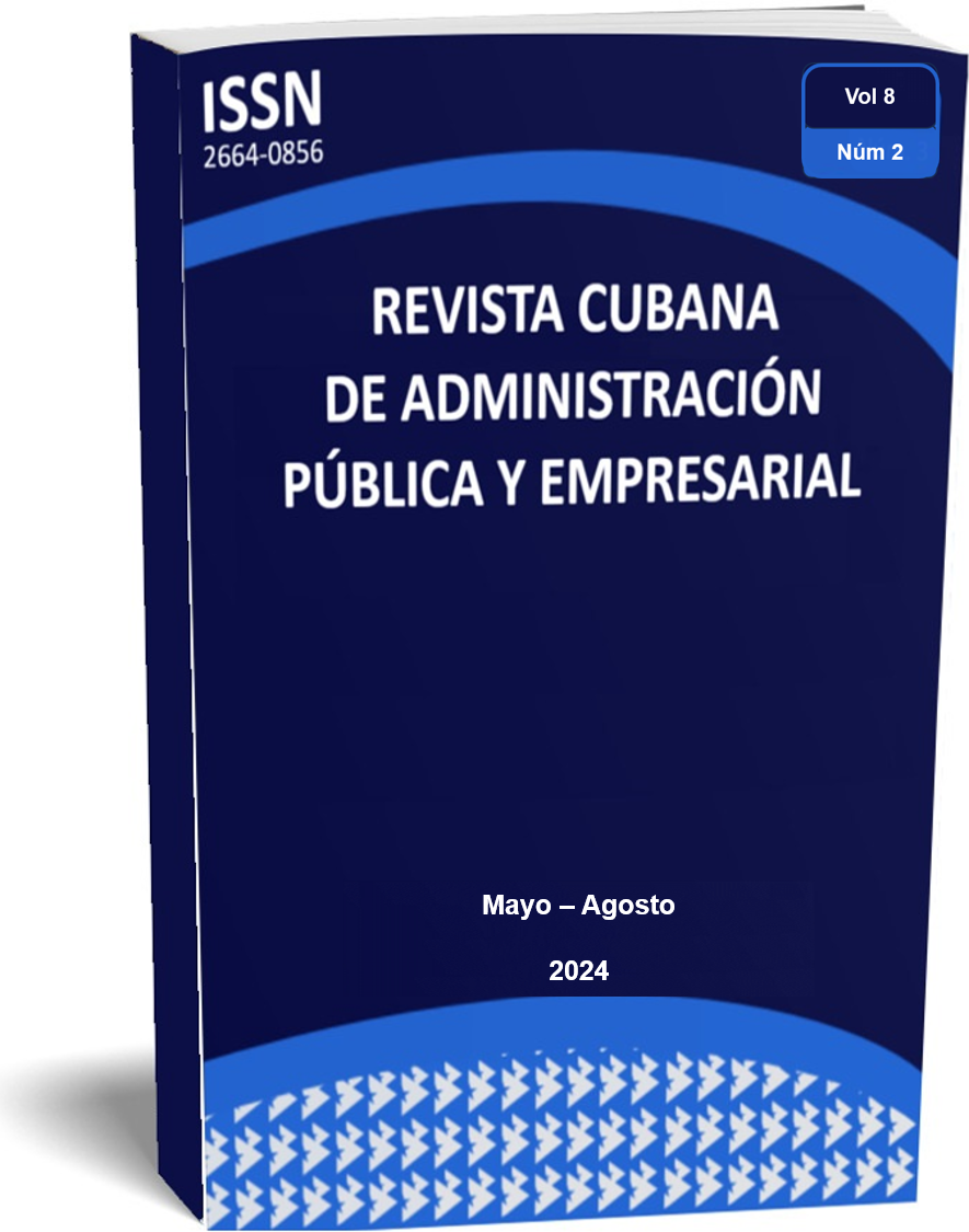 					Ver Vol. 8 Núm. 2 (2024): Revista Cubana de Administración Pública y Empresarial (Mayo-Agosto)
				