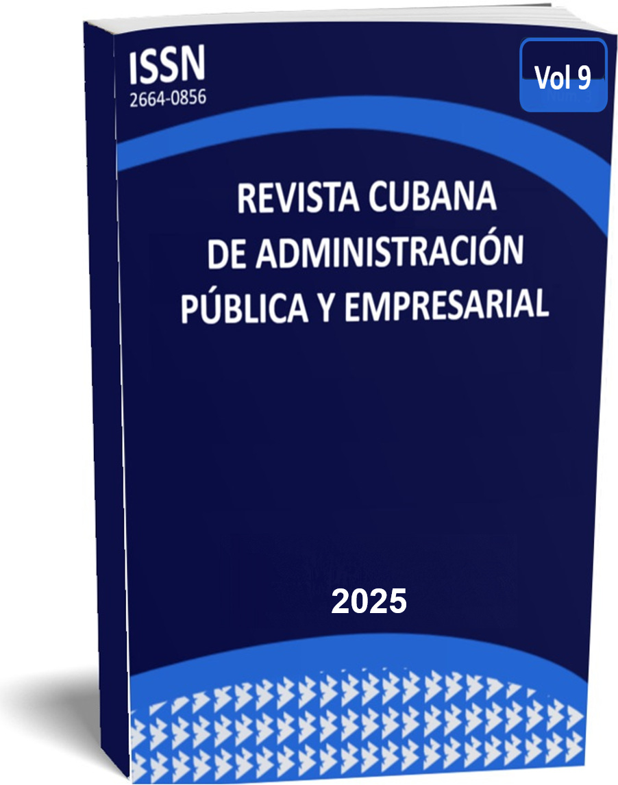 					Ver Vol. 9 (2025): Revista Cubana de Administración Pública y Empresarial
				